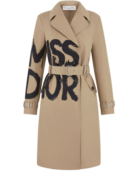 DIOR Cotton Trench Coat