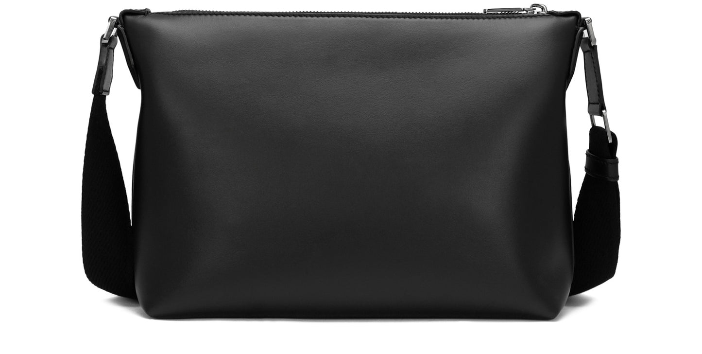 DOLCE & GABBANA Calfskin crossbody bag with logo