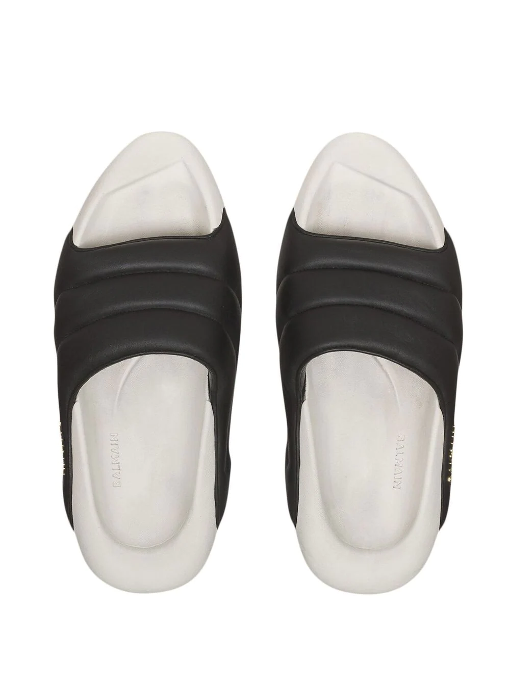 Balmain B-It-Puffy quilted slides