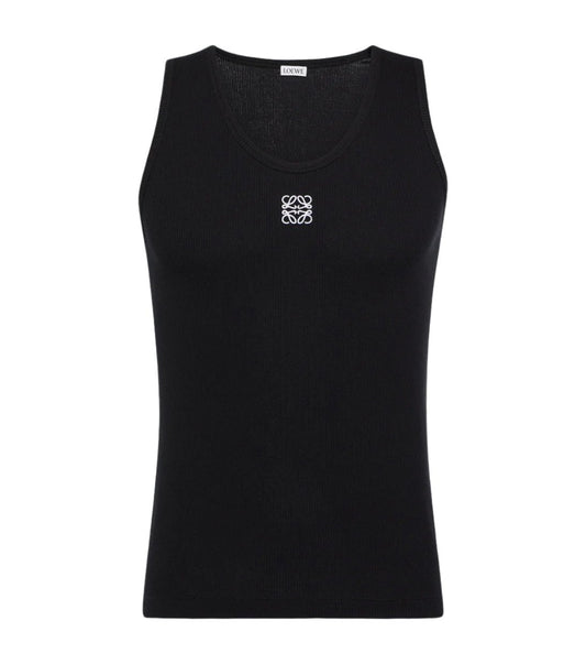 Loewe Anagram cotton-blend jersey tank top