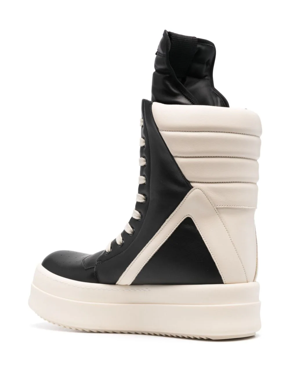 Rick Owens Mega Geobasket leather sneakers