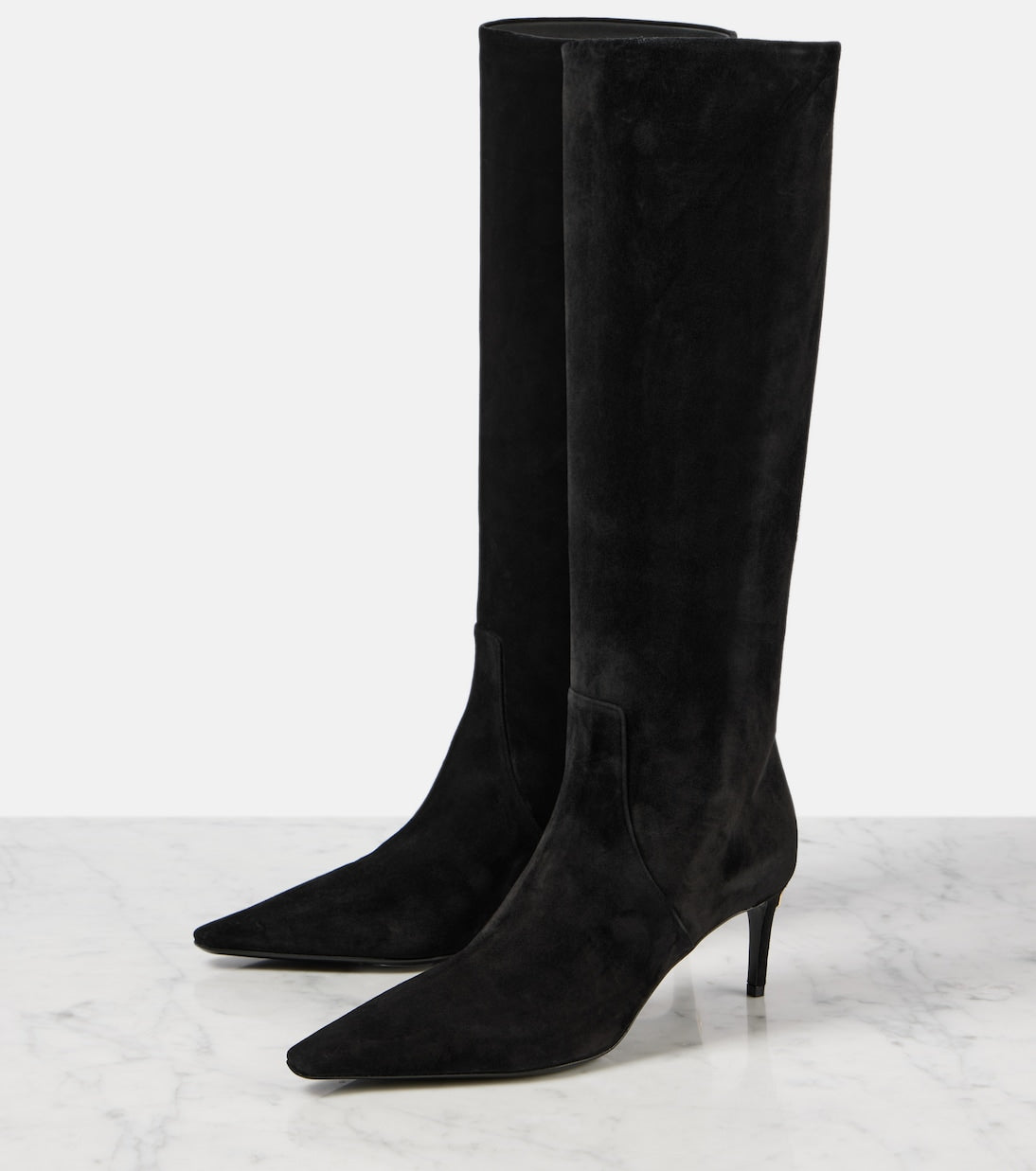 DOLCE&GABBANA Suede knee-high boots