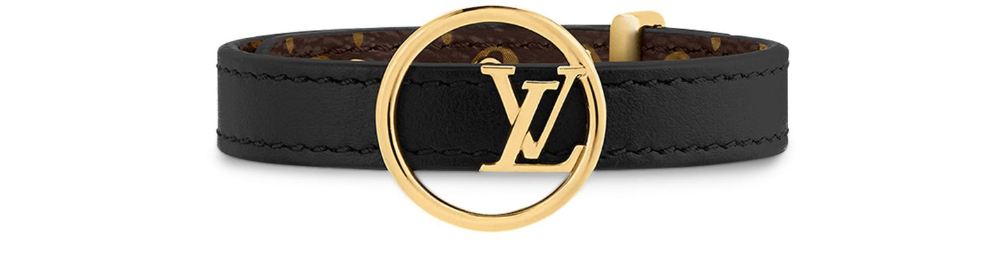 LOUIS VUITTON LV Eclipse Leather Bracelet