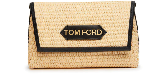 TOM FORD Mini bag with raffia chain