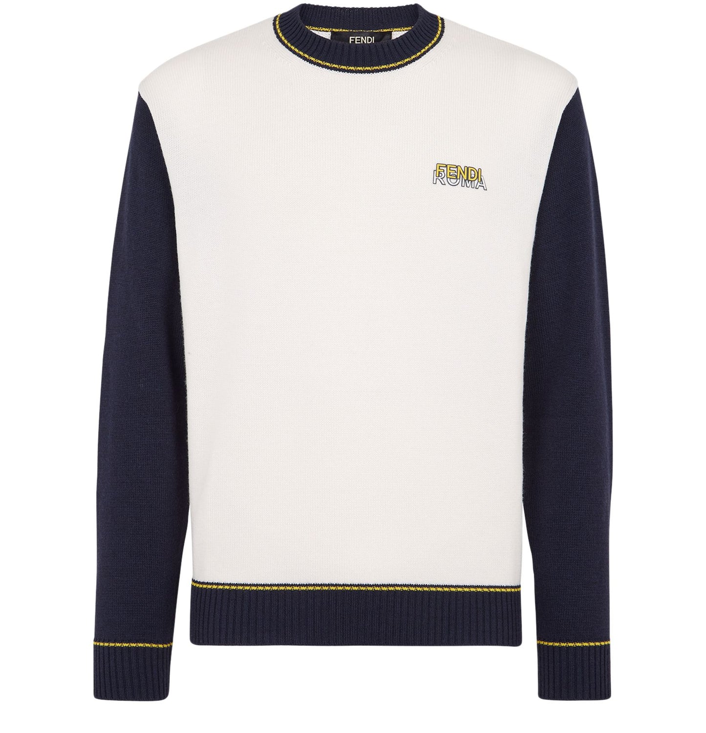 FENDI Long-sleeved crew-neck pullover