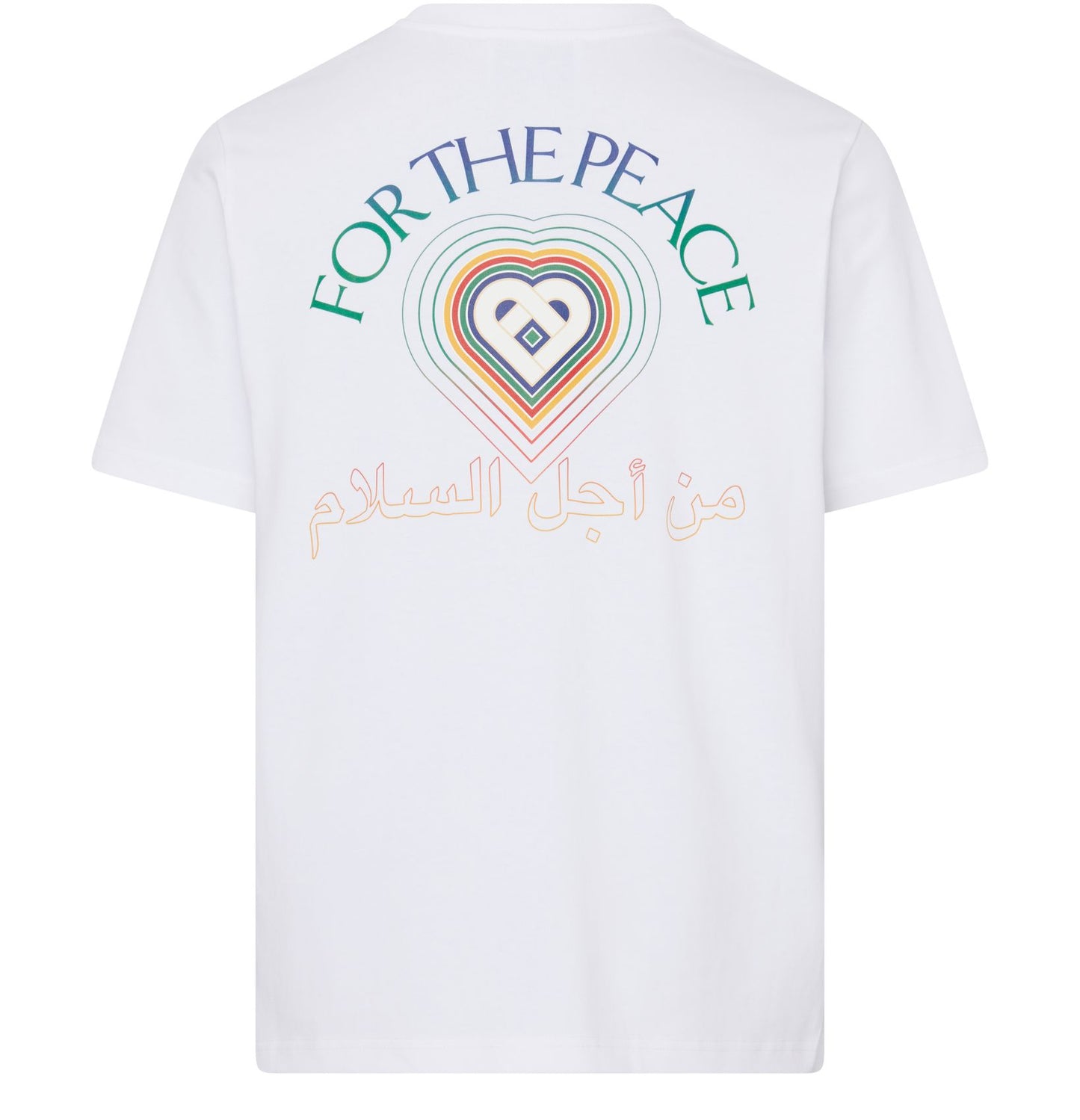 CASABLANCA For The Peace Gradient short sleeve T-shirt