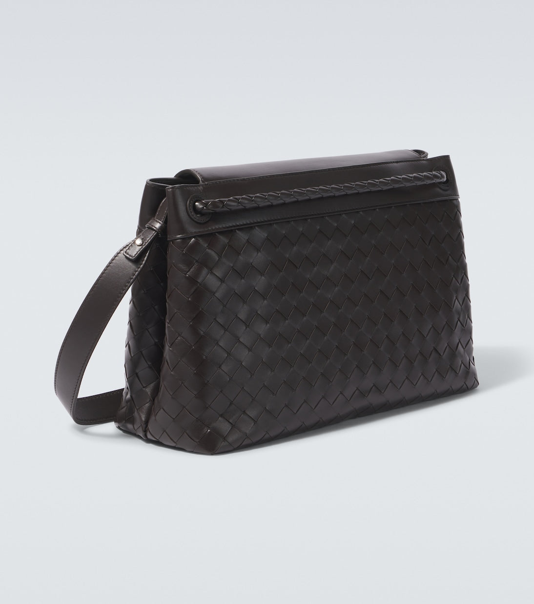 Bottega Veneta Andiamo Intrecciato leather messenger bag