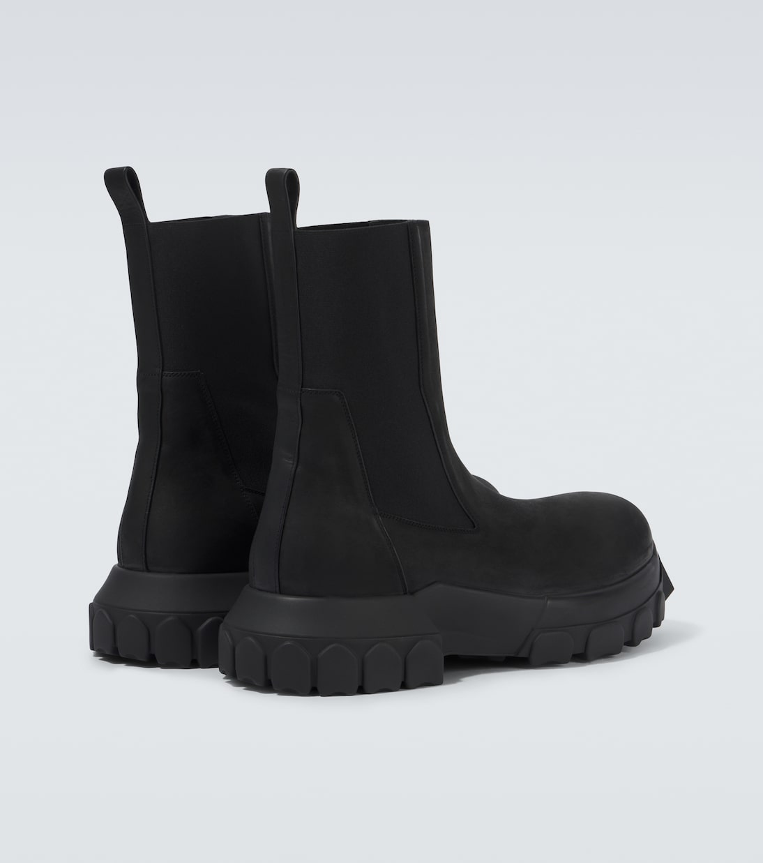 Rick Owens Beatle Tractor suede Chelsea boots - UN ATELIER