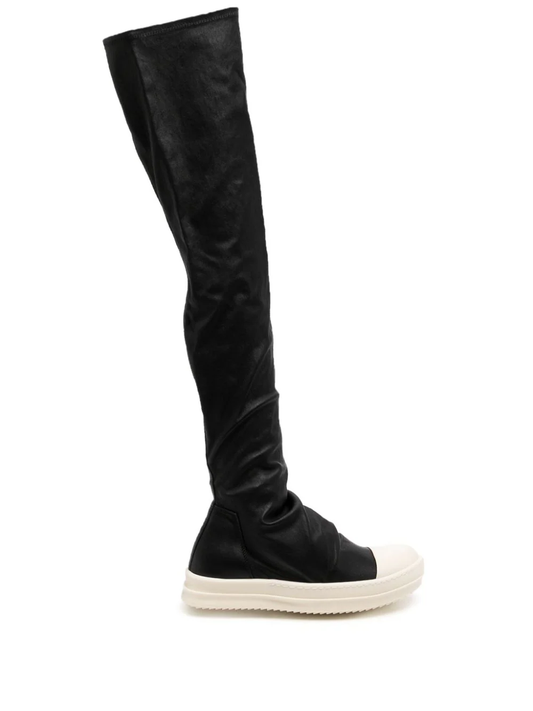 Rick Owens knee-high sneaker boots