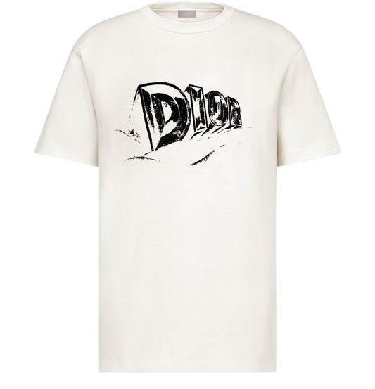 T-shirt coupe décontractée DIOR flammé