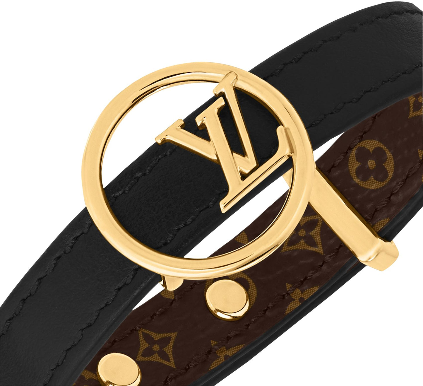 LOUIS VUITTON LV Eclipse Leather Bracelet