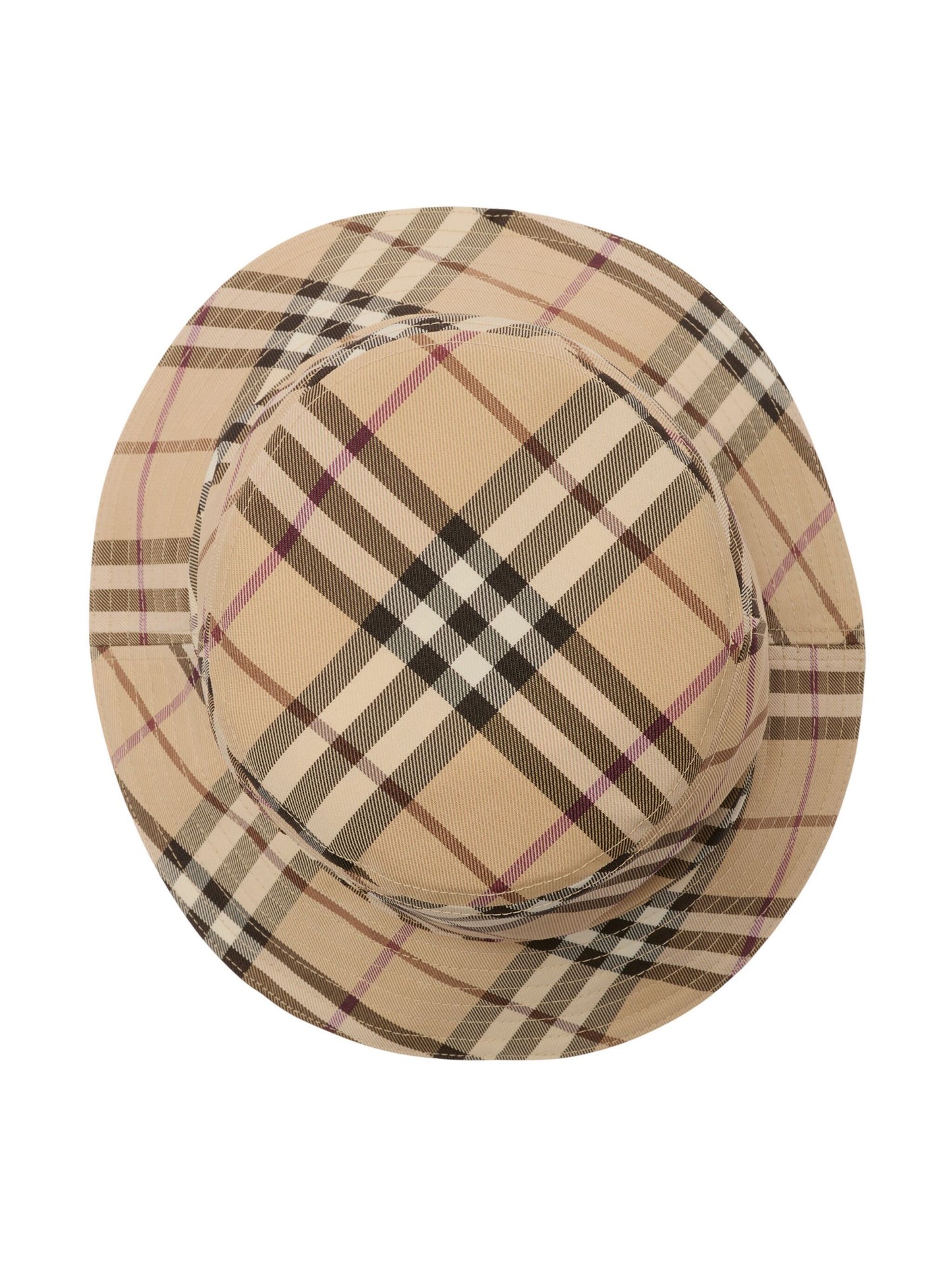 Burberry checked bucket hat