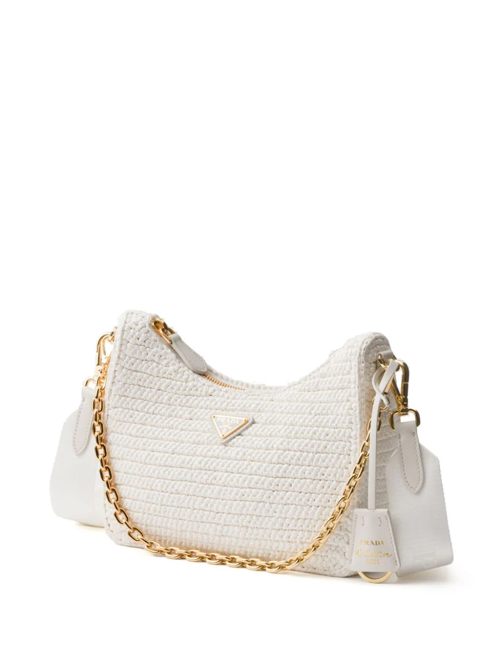 Prada Re-Edition 2005 crochet shoulder bag