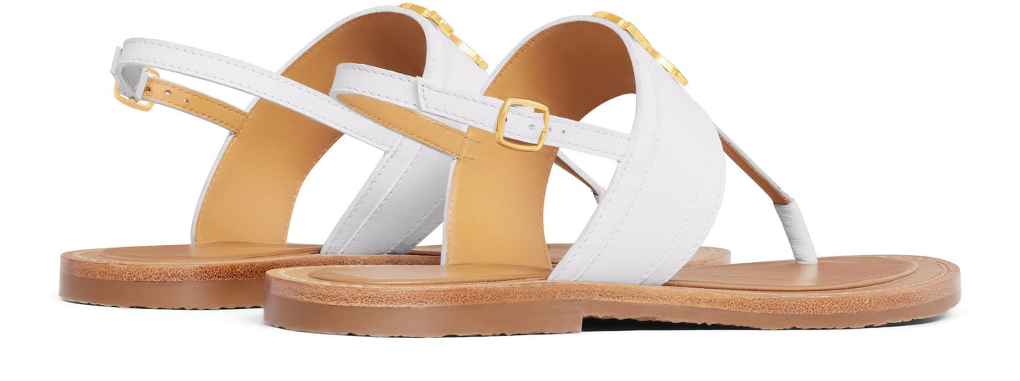 CELINE Lympia Triomphe in calfskin sandals