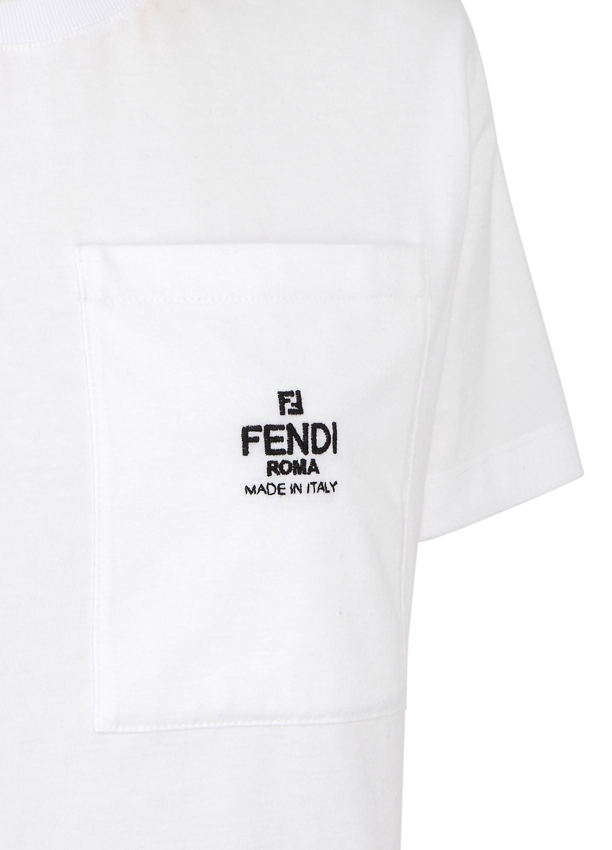 FENDI Short-sleeved slightly cropped T-shirt