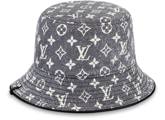 LOUIS VUITTON Monogram Jacquard Denim Bucket Hat