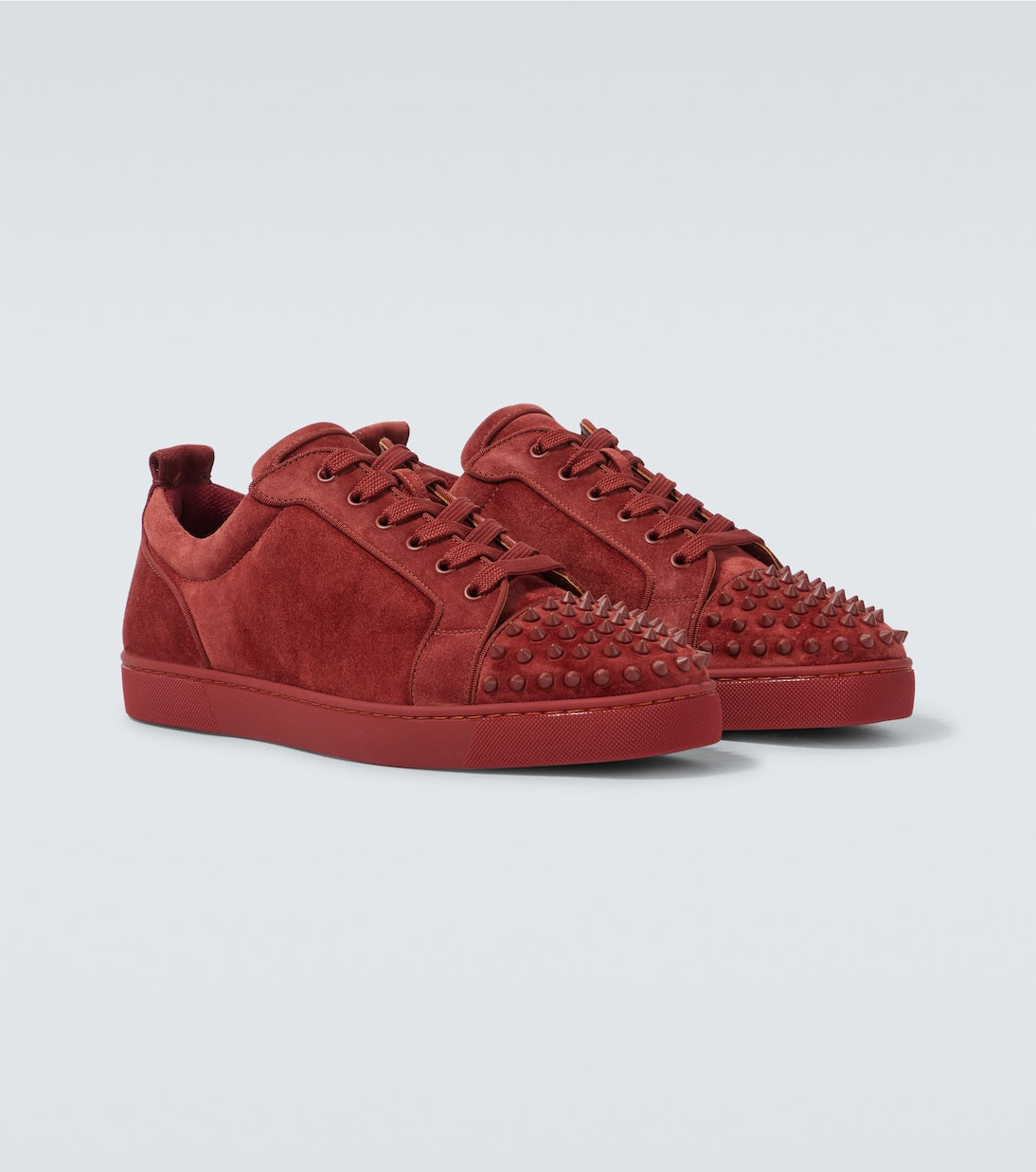 Christian Louboutin Louis Junior Spikes suede sneakers