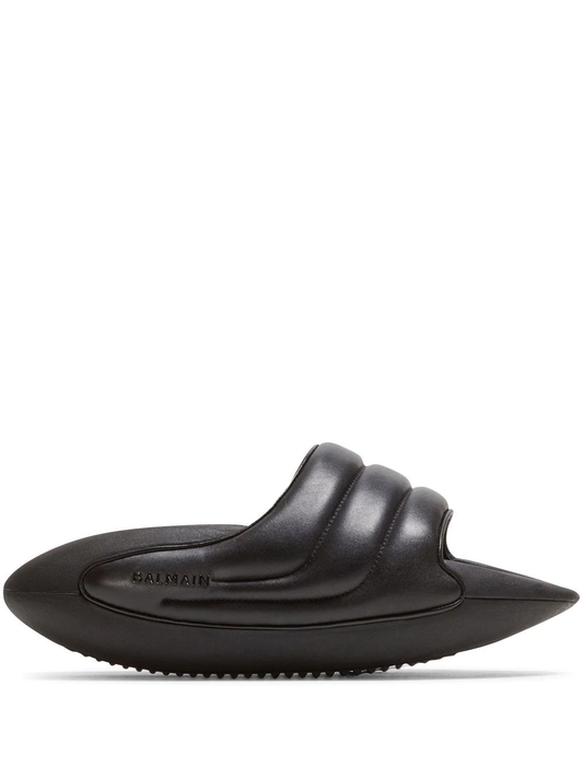Balmain B-It-Puffy quilted slides