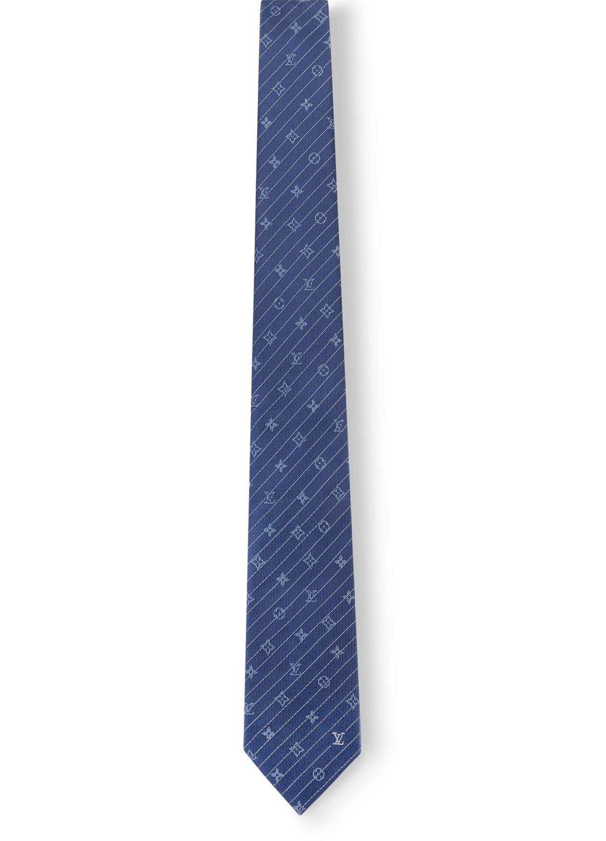 LOUIS VUITTON Monogram Interlace Tie