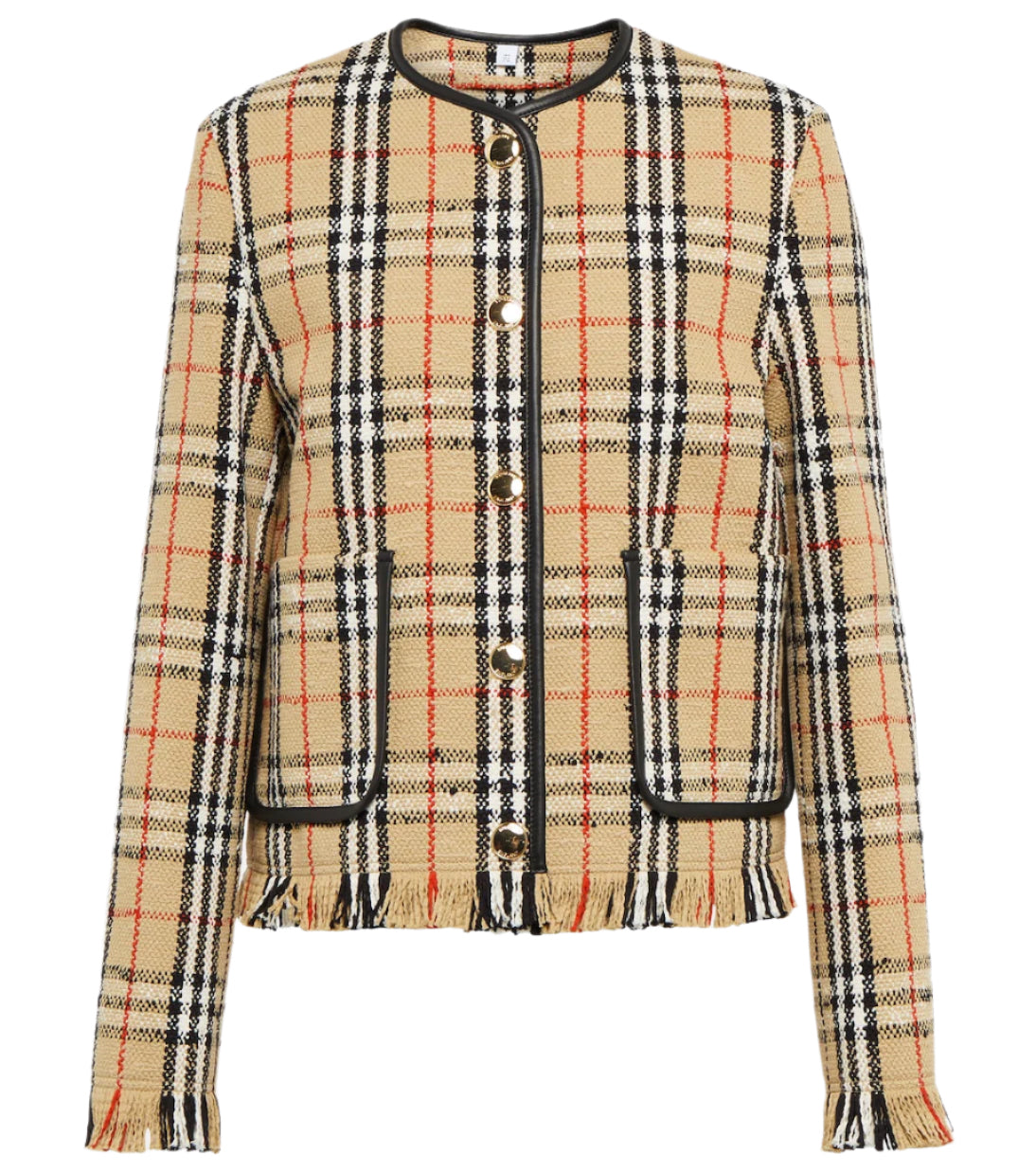 BURBERRY Cotton and wool-blend jacket