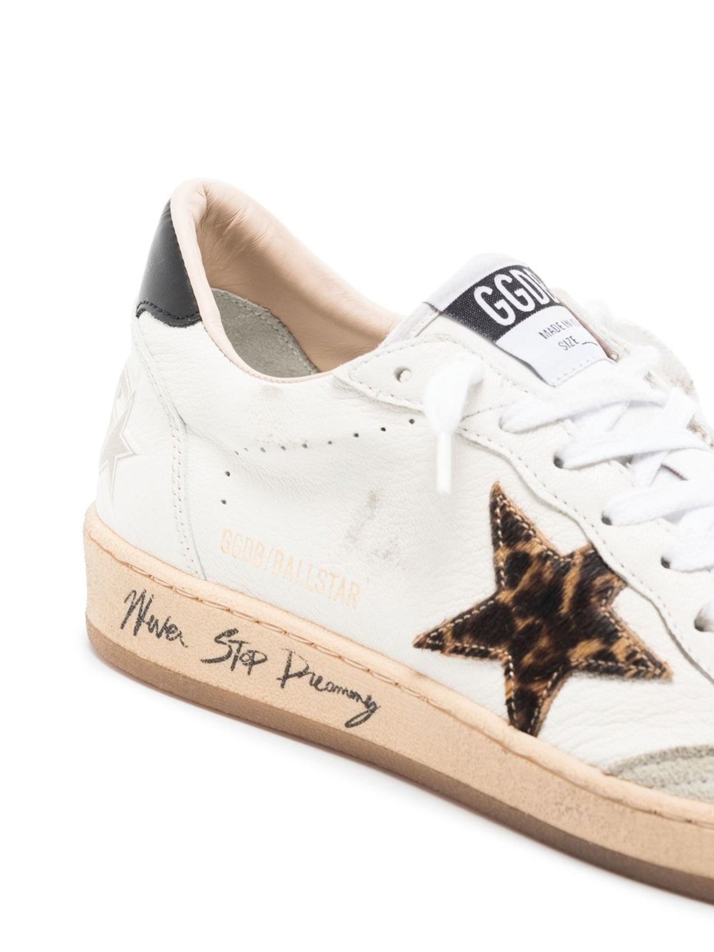 Golden Goose star-patch lace-up sneakers