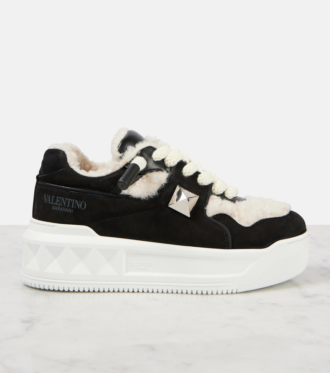 VALENTINO GARAVANI One Stud XL leather sneakers