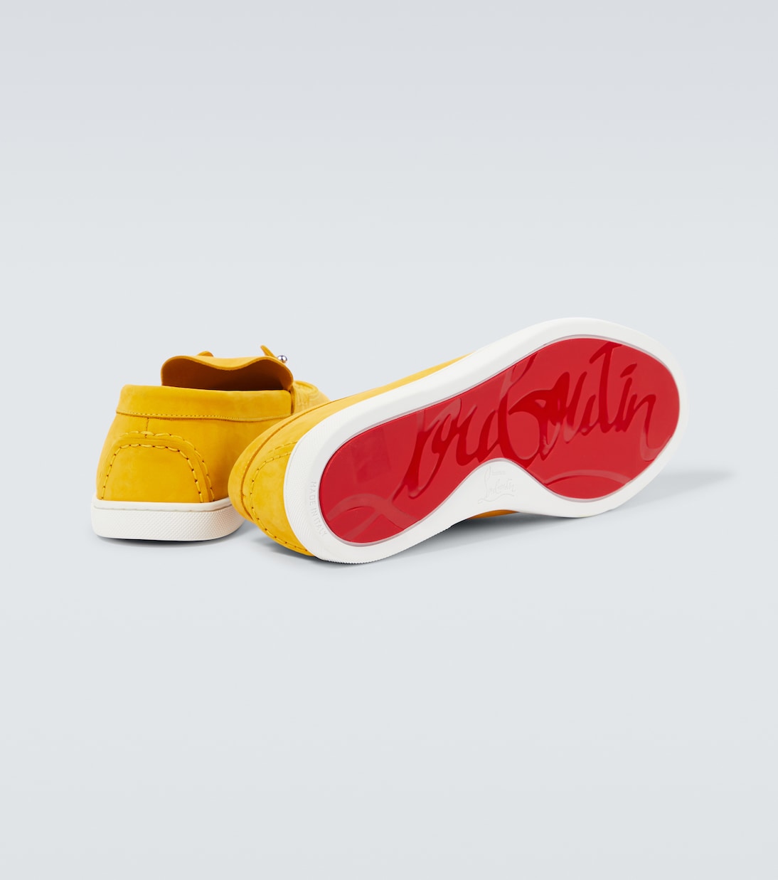 Christian Louboutin Chambeliboat nubuck boat shoes