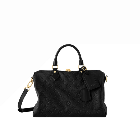 Louis Vuitton LV Soft Speedy 30 Monogram Empreinte Noir