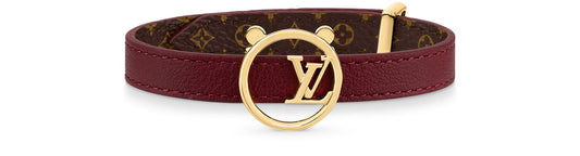 LOUIS VUITTON LV Eclipse Leather Bracelet