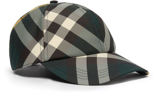 Casquette à carreaux BURBERRY