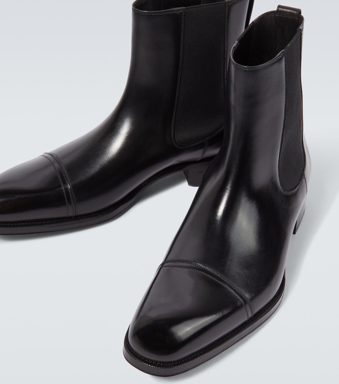 Tom Ford Edgar polished leather Chelsea boots