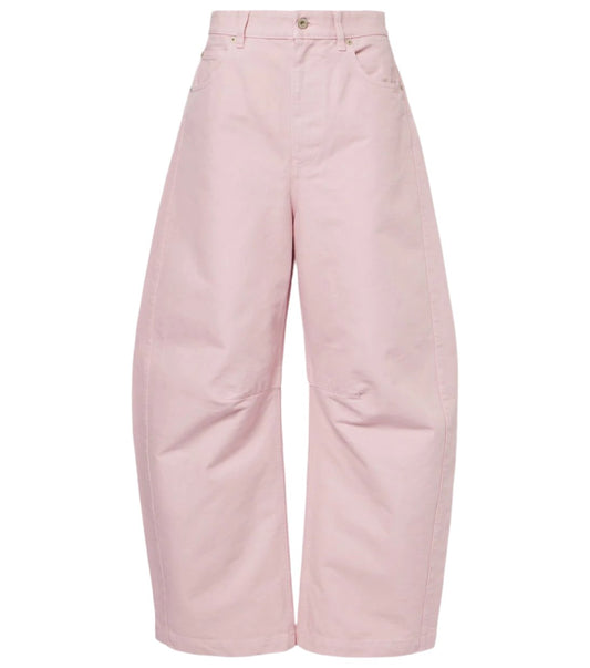 LOEWE Cotton barrel-leg pants