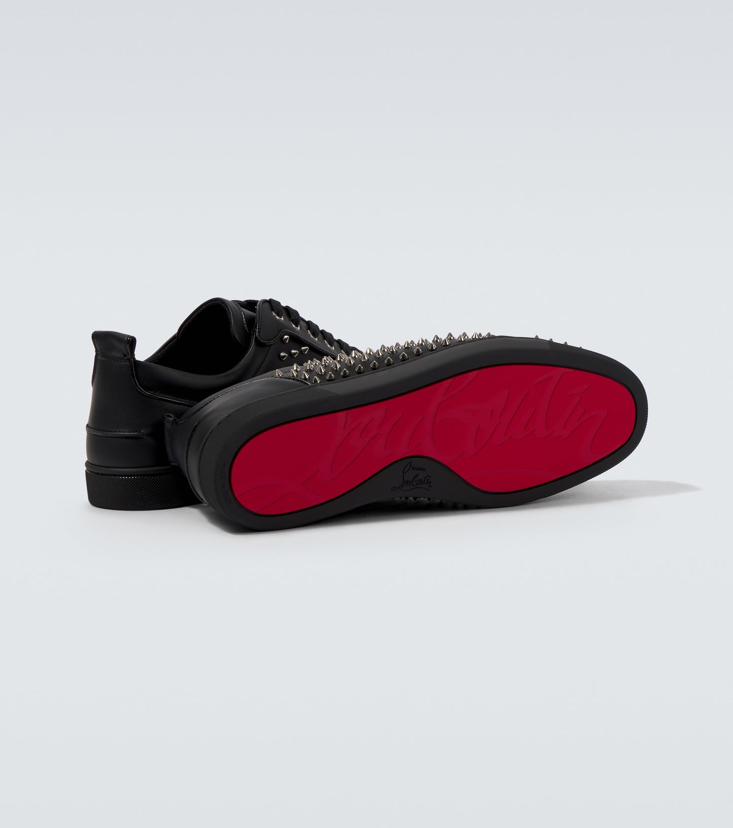 Christian Louboutin Louis Spikes Junior leather sneakers