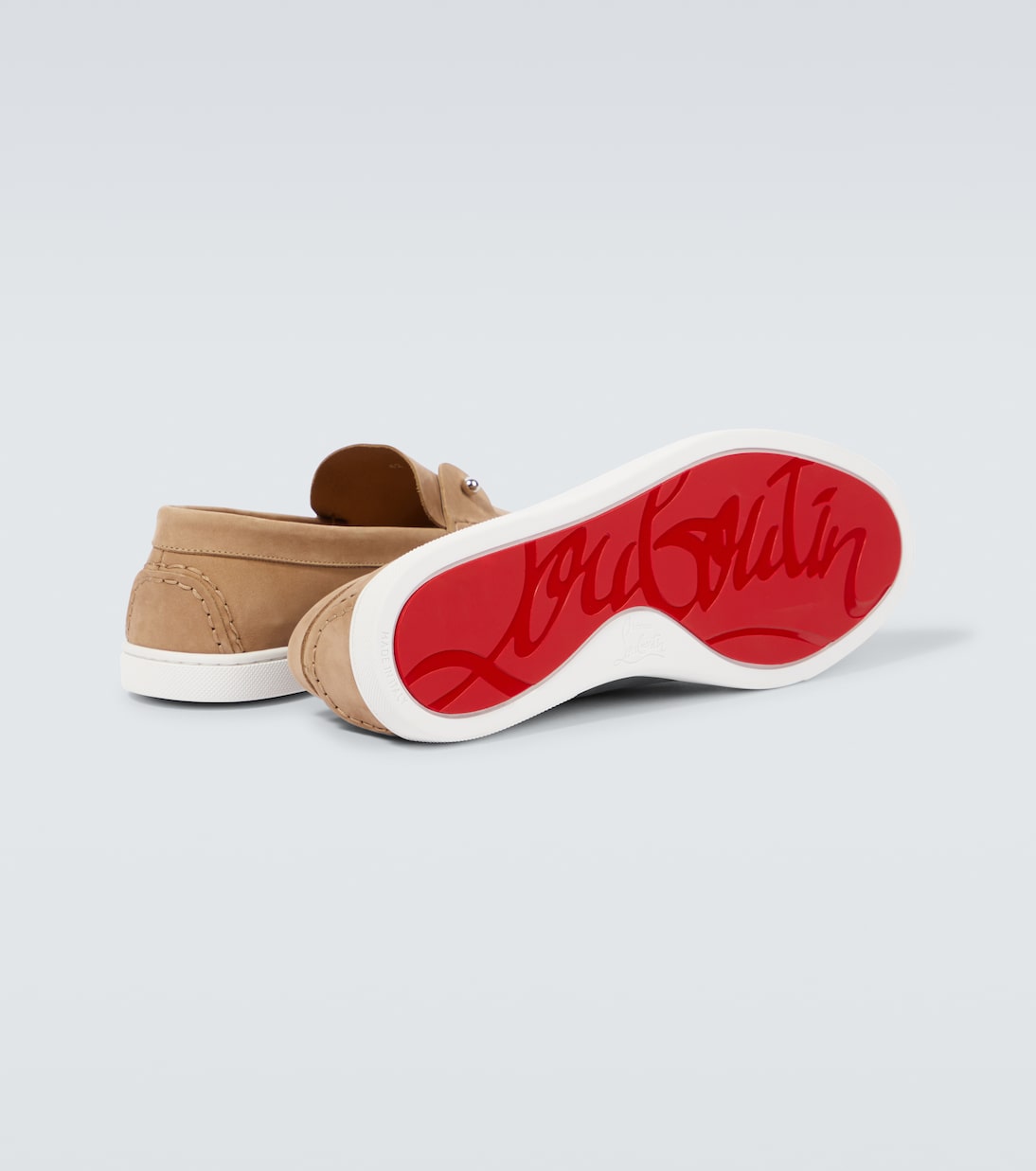 Christian Louboutin Chambeliboat leather boat shoes