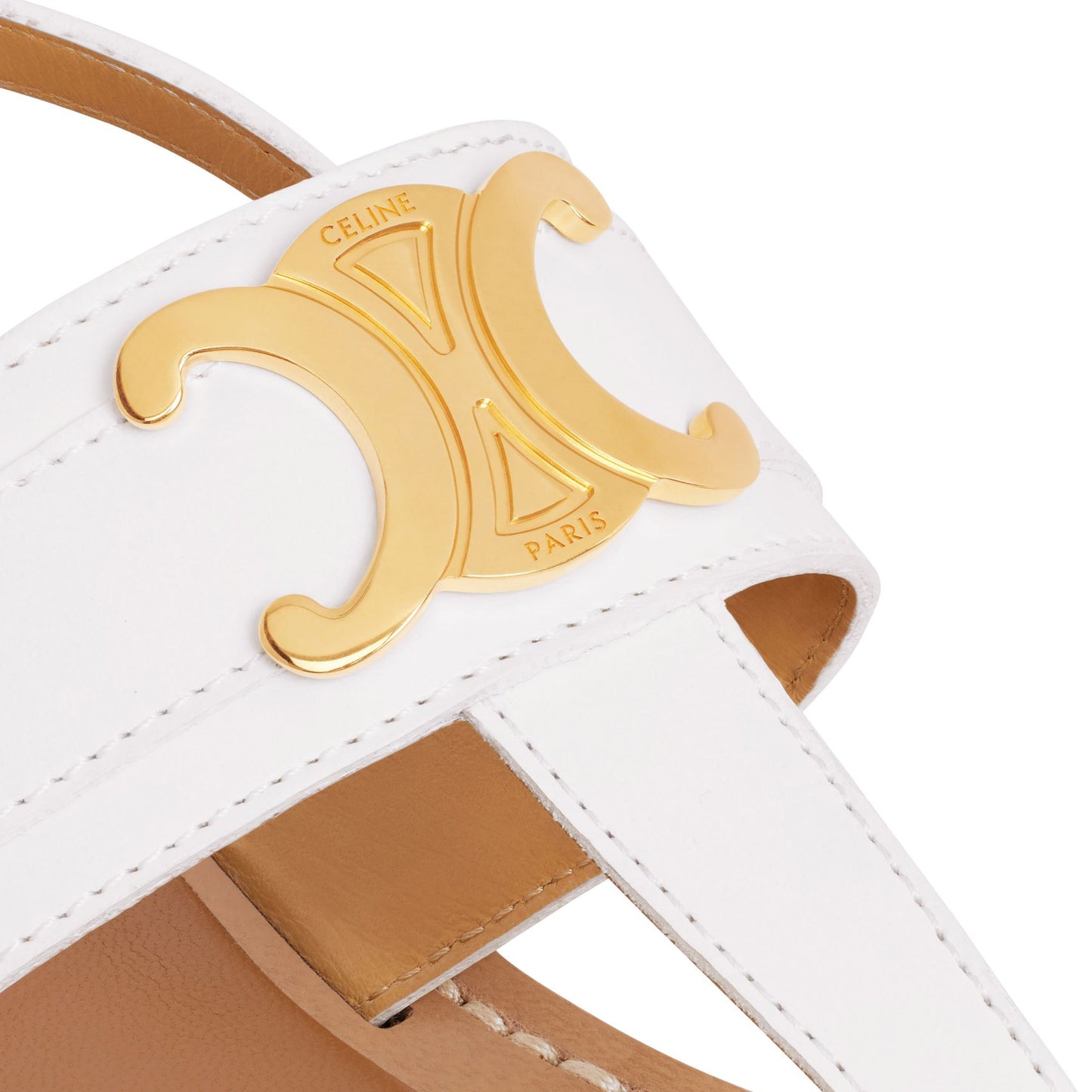 CELINE Lympia Triomphe in calfskin sandals