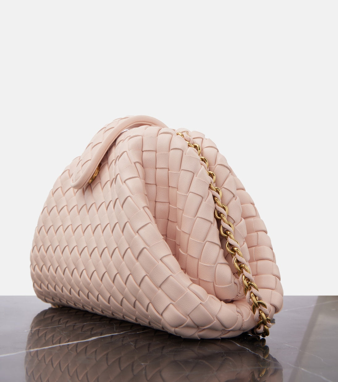 BOTTEGA VENETA Lauren 1980 Intrecciato Small leather clutch