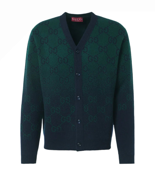 Gucci GG wool jacquard cardigan