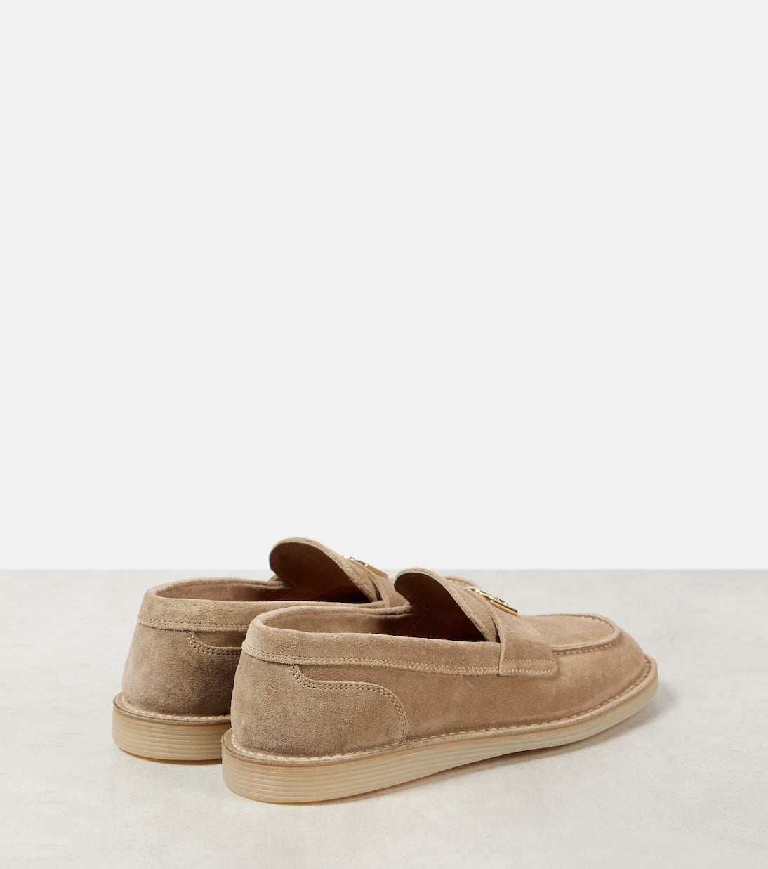 DOLCE&GABBANA DG suede loafers