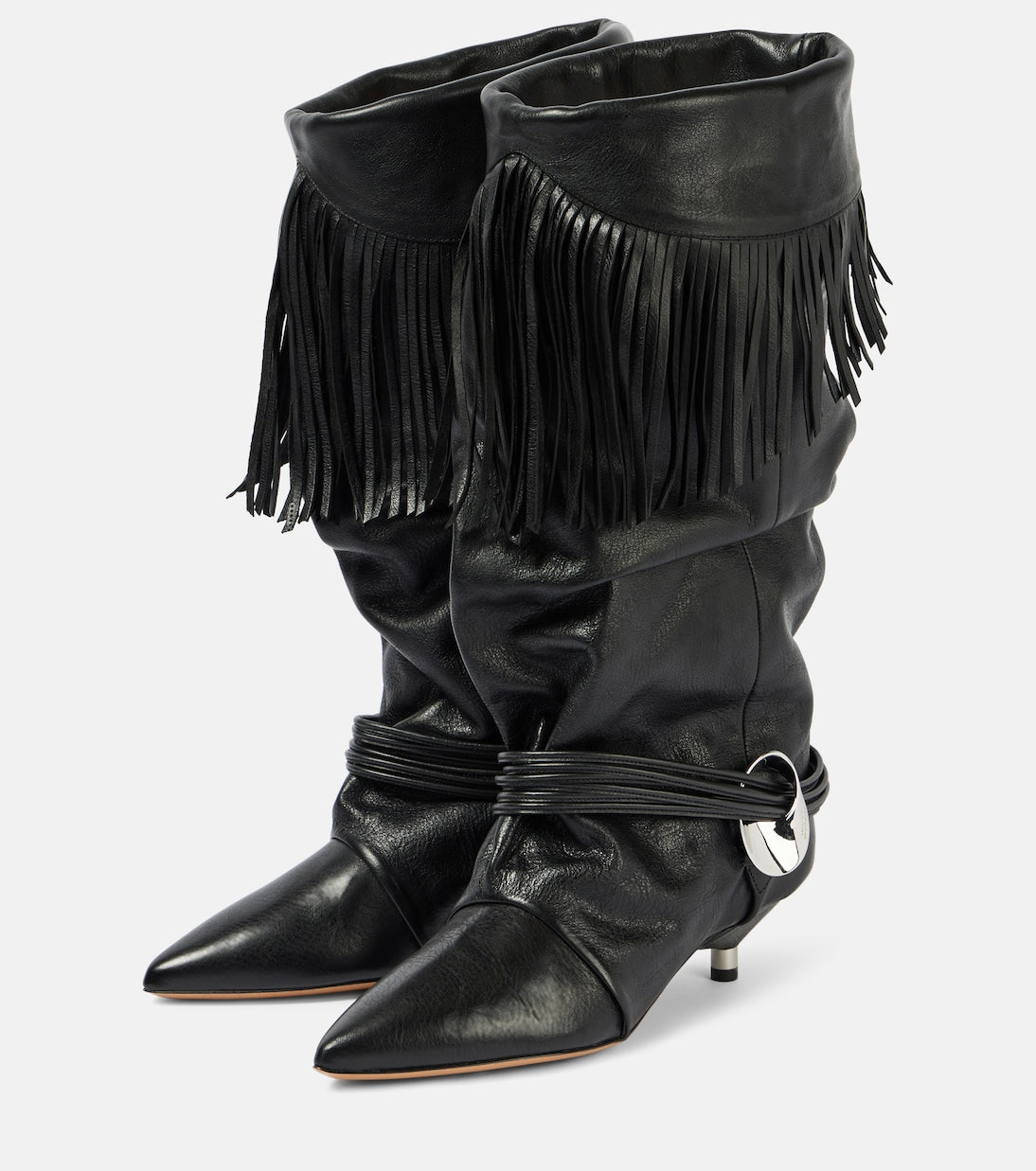 ISABEL MARANT Elten 45 fringed leather boots