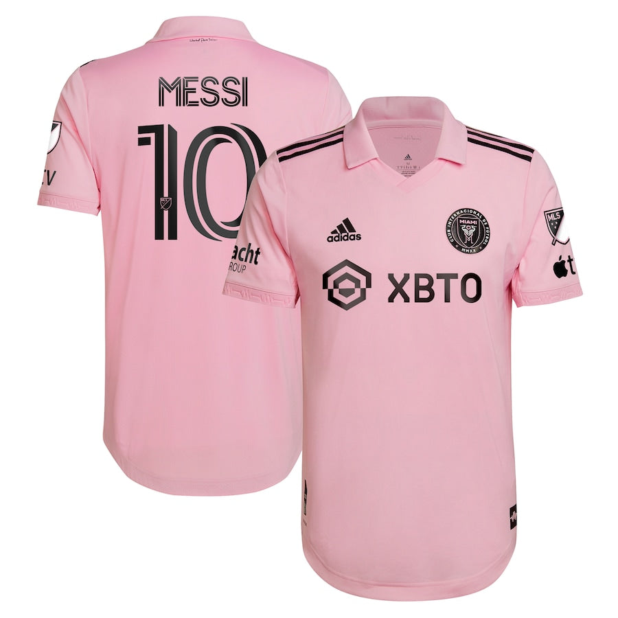 Maillot Inter Miami CF Lionel Messi adidas Rose 2023 The Heart Beat Kit