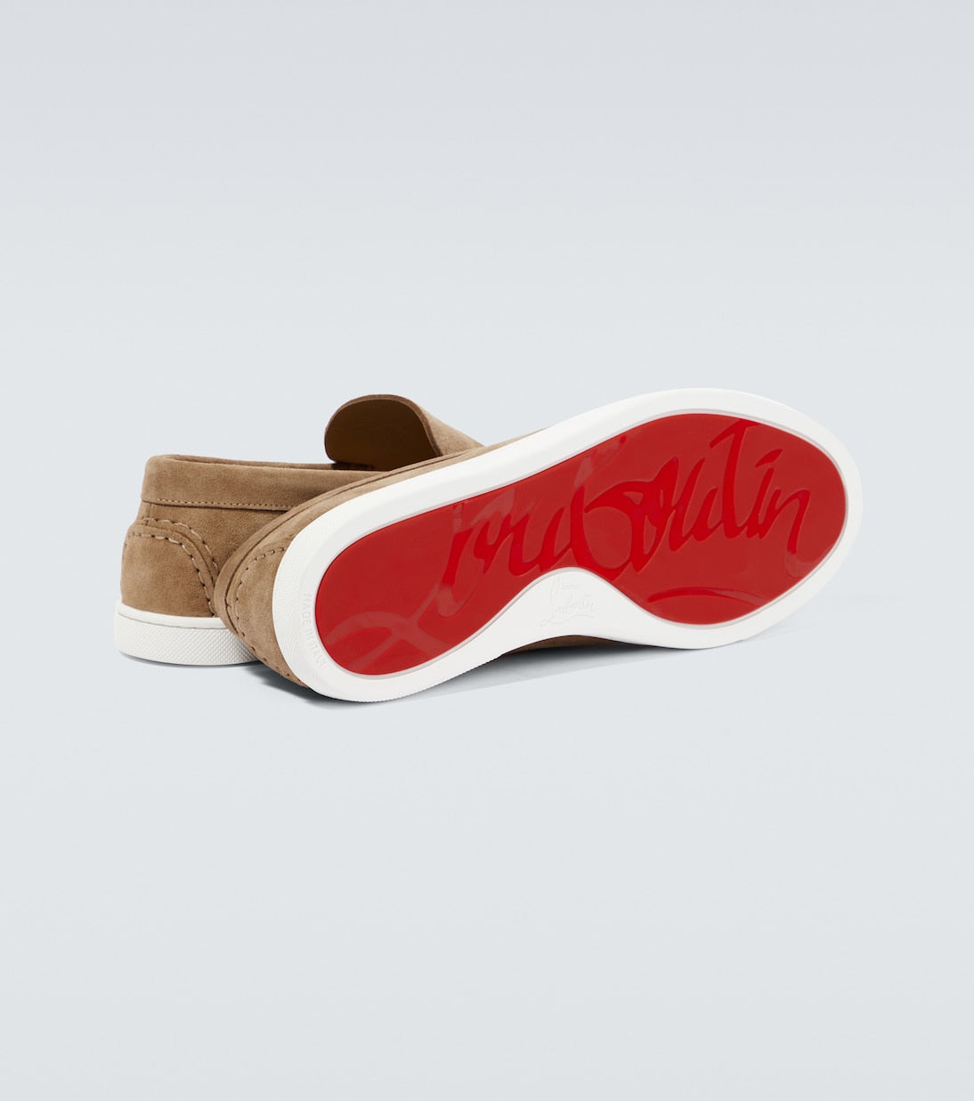 Christian Louboutin Varsiboat suede boat shoes