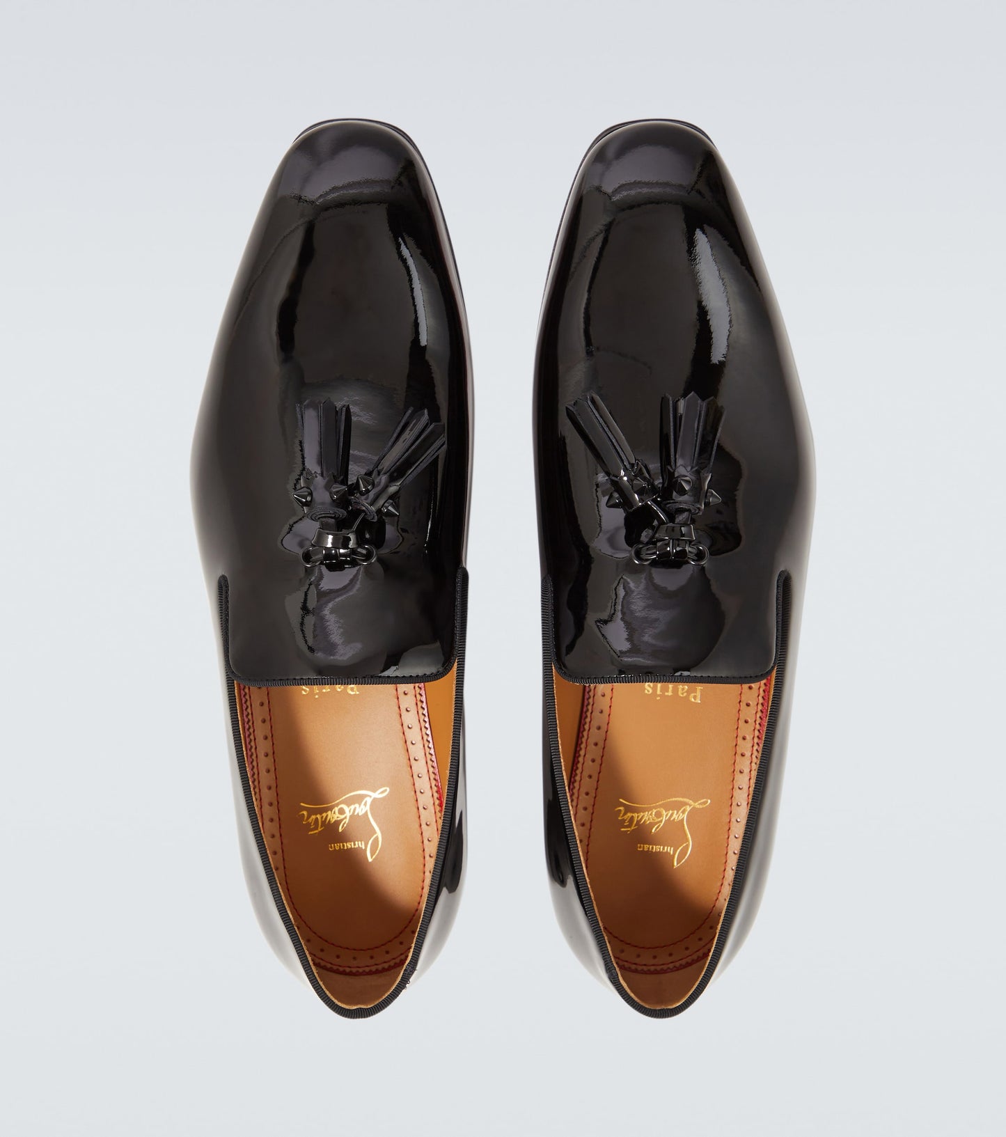 Christian Louboutin Dandelion Tassel patent leather loafers