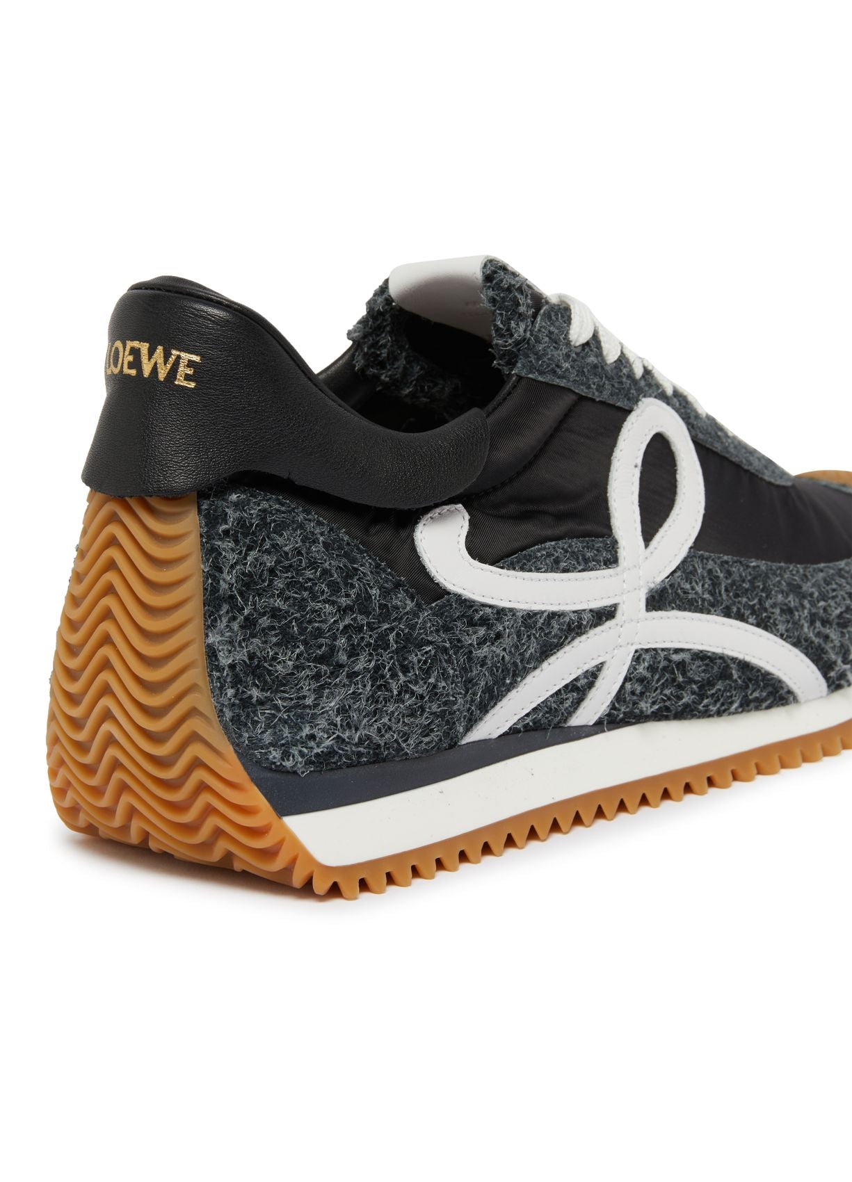 Loewe Flow Runner leather-trimmed sneakers