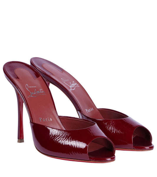 Christian Louboutin  Me Dolly patent leather mules