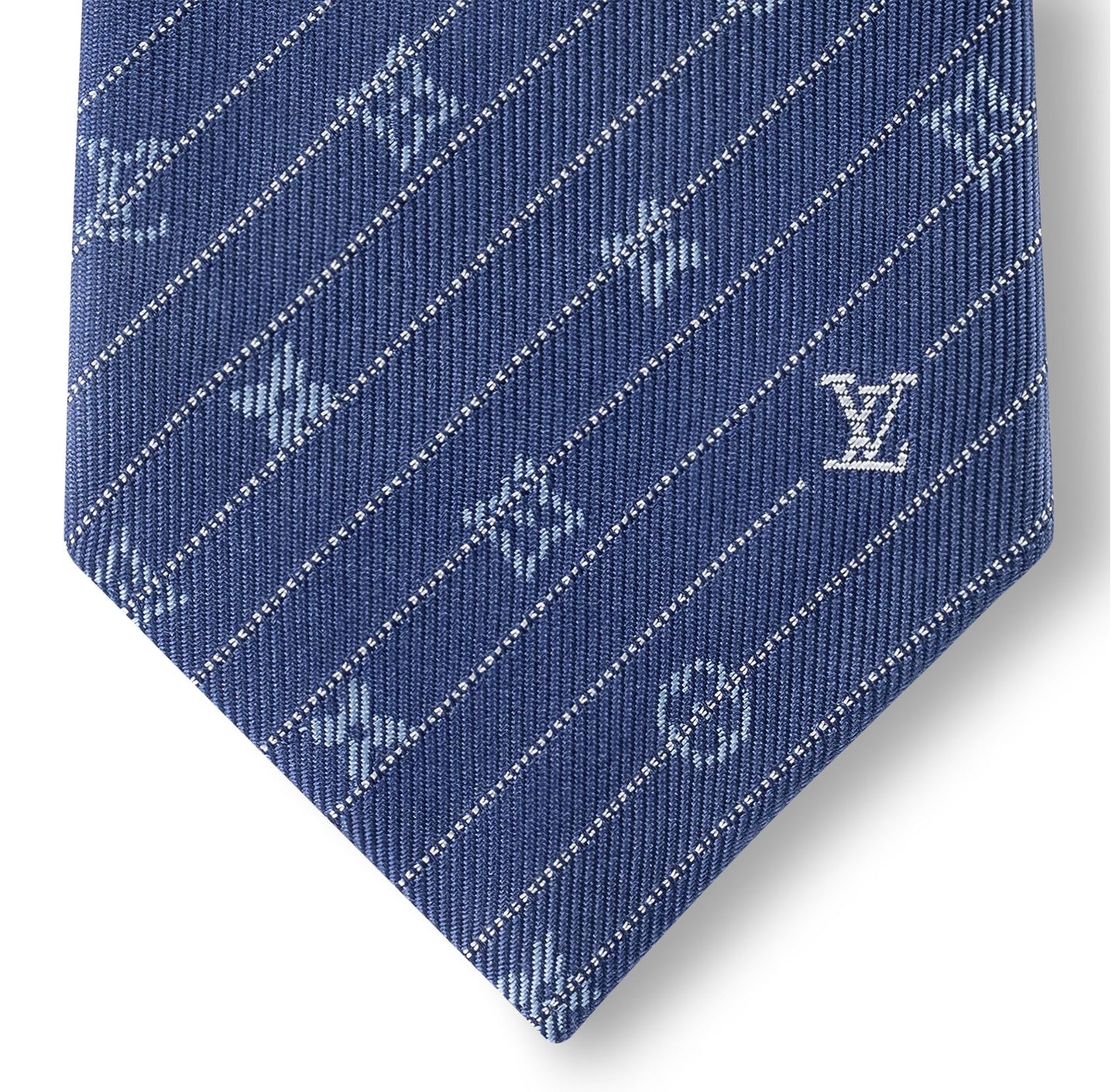 LOUIS VUITTON Monogram Interlace Tie