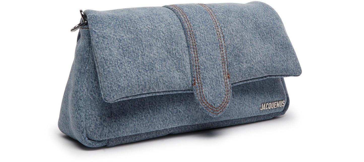 JACQUEMUS Le Bambimou Denim Shoulder Bag