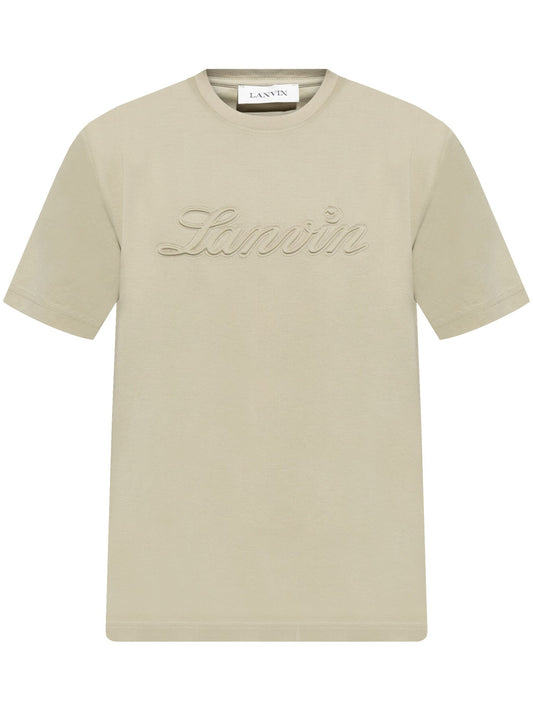 Lanvin logo-embroidered T-shirt