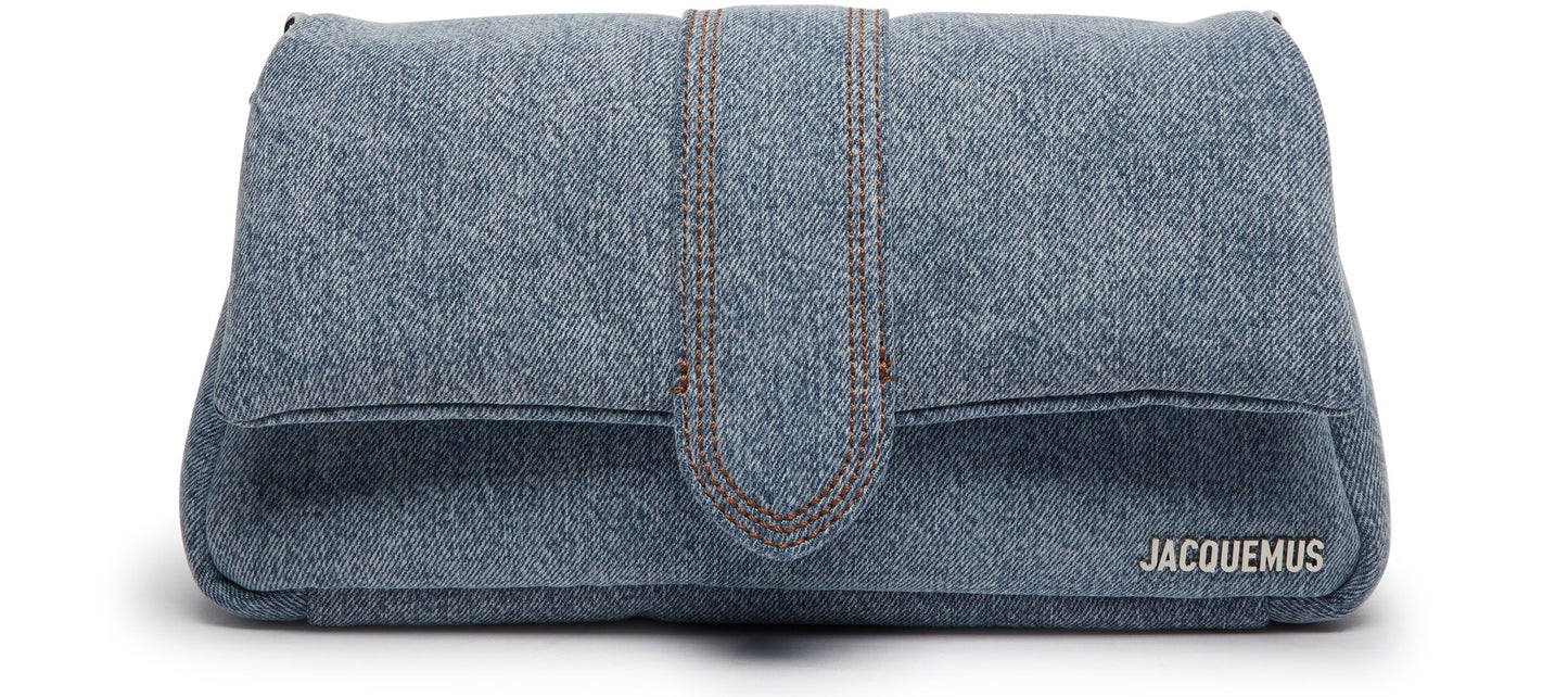 JACQUEMUS Le Bambimou Denim Shoulder Bag