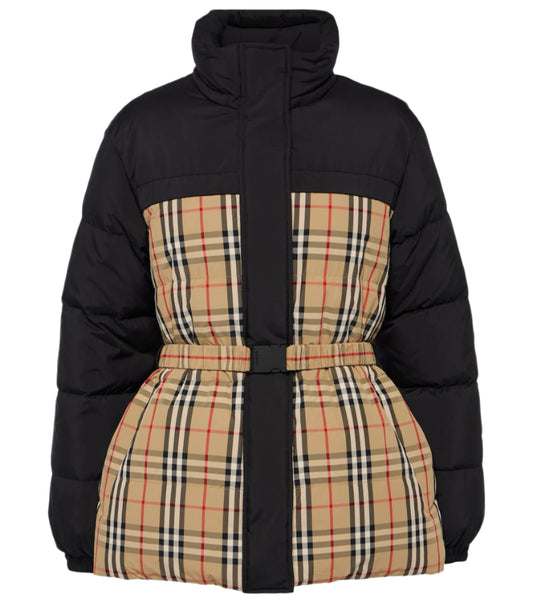 Burberry Check reversible down jacket