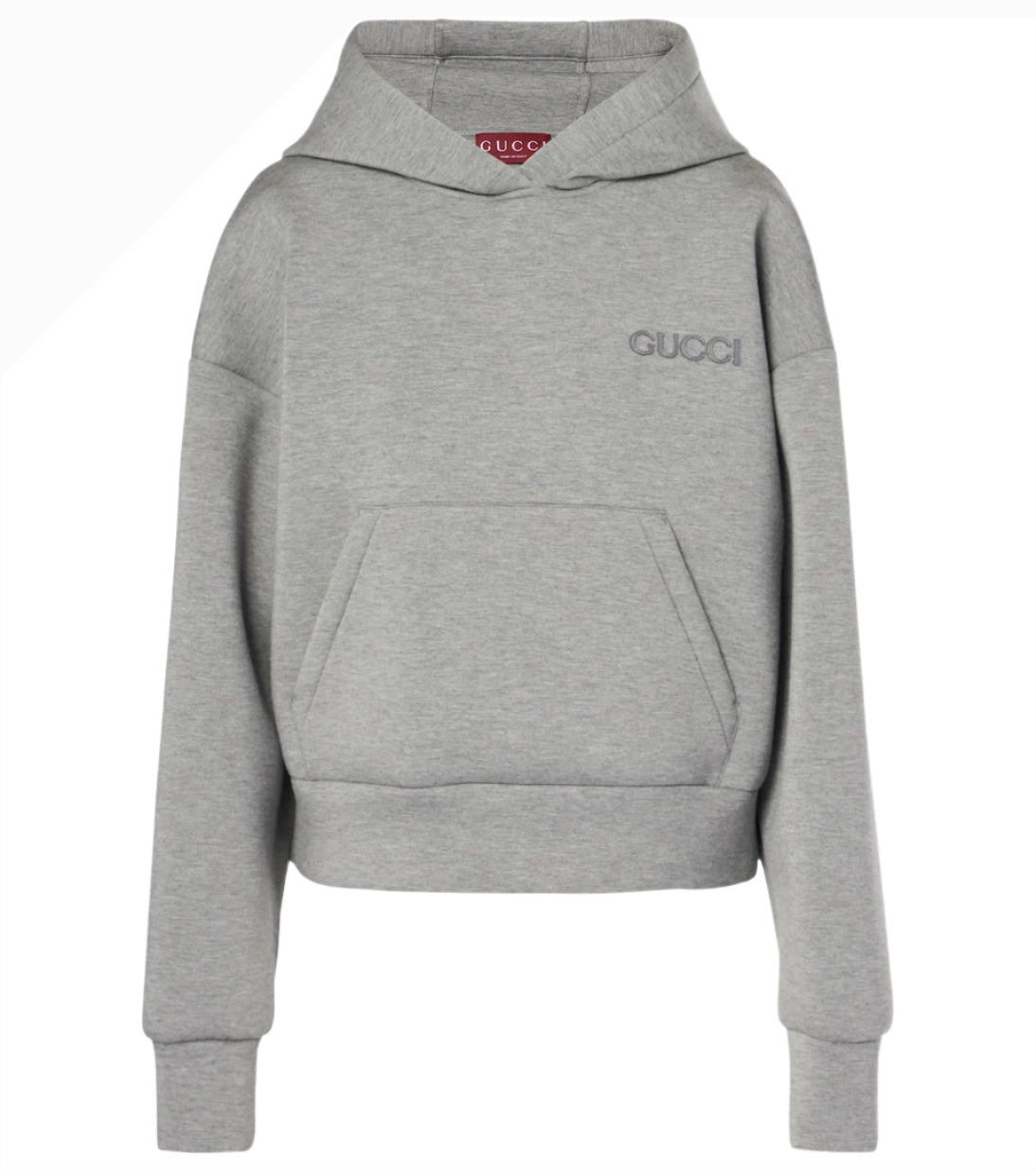 GUCCI Gray Jersey hoodie